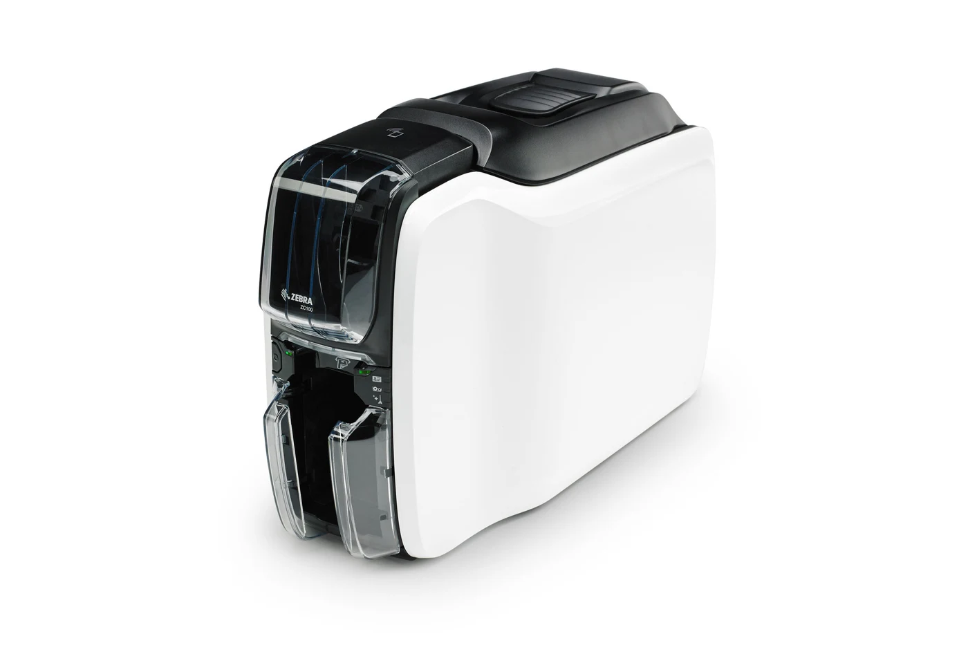 Zebra ZC100 card printer, part of the honored ZC100/300 series